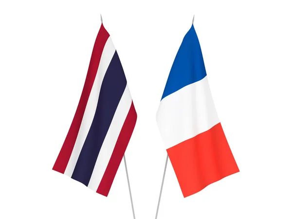Francie a Thajsko příznaky — Stock fotografie