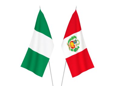 Nijerya ve Peru bayrakları
