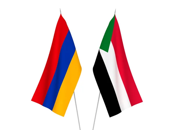 Armenia and Sudan flags