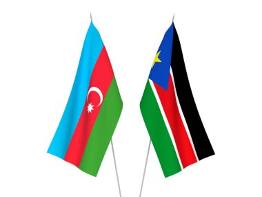 Güney Sudan Cumhuriyeti ve Azerbaycan bayrağı