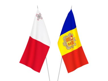 Andorra ve Malta bayrakları
