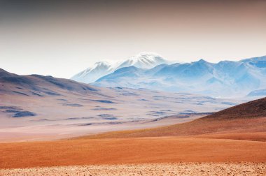 Çöl manzaraları Plato Altiplano, Bolivya