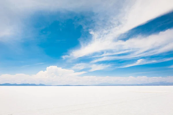 Салар Уюні Плоскої Сіллю Альтіплано Болівія — стокове фото