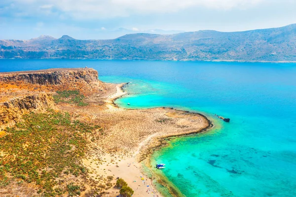 Krásné Moře Pobřeží Ostrova Gramvousa Ostrov Kréta Řecko — Stock fotografie
