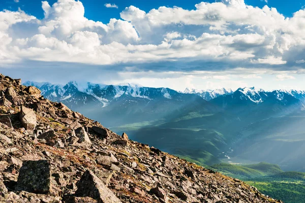 View North Chuya Ridge Altai Republic Siberia Russia — Stock Photo, Image