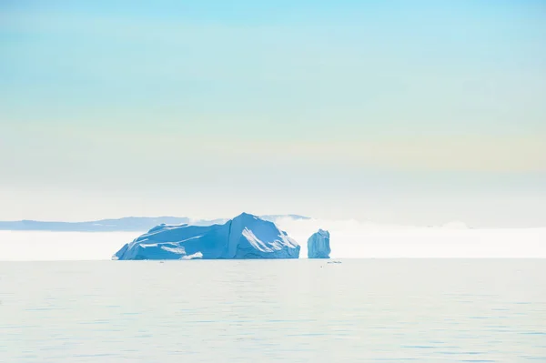 Icebergs Ilulissat Icefjord Western Greenland — Stock Photo, Image