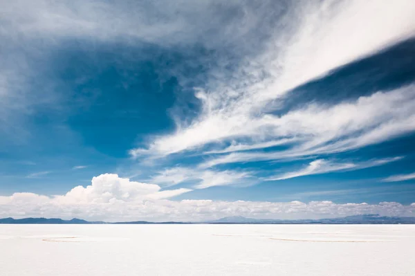 Salar Uyuni Salt Flat Altiplano Bolívia — Fotografia de Stock