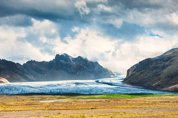 Vatnajökull Glaciären Södra Island Sommarlandskap — Stockfoto