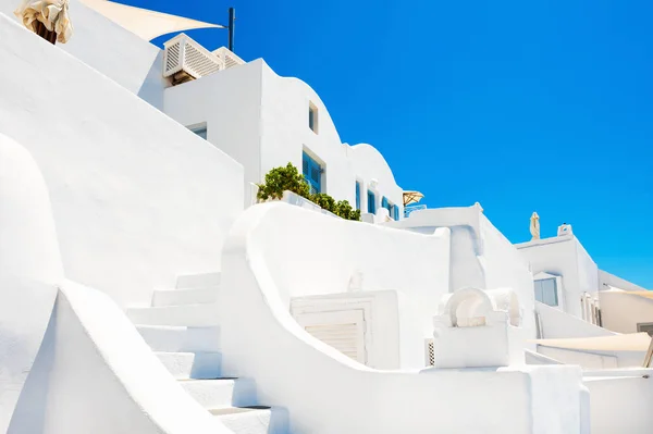 Biała Architektura Wyspie Santorini Grecja — Zdjęcie stockowe