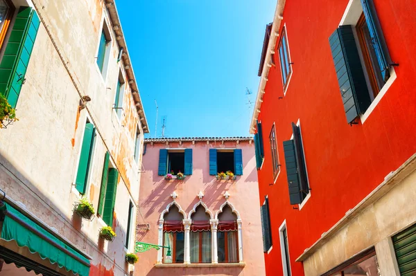 Alte Farbenfrohe Architektur Venedig Italien — Stockfoto