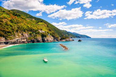 Güzel Yalı Monterosso, Cinque Terre Milli Parkı, içinde ben