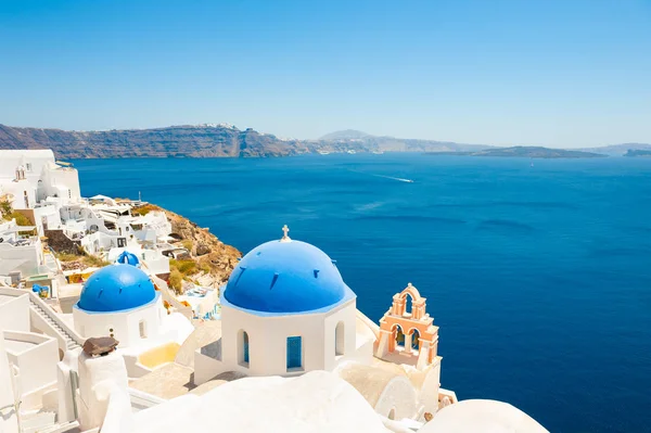 Isola di Santorini, Grecia. Famosa destinazione di viaggio — Foto Stock