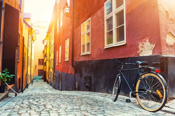 Прекрасна вулиця в Стокгольмі, Швеція. — стокове фото