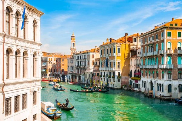 Kilátás a Grand Canal Velencében, Olaszország — Stock Fotó