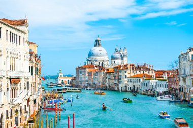 Venedik, İtalya 'daki Büyük Kanal.
