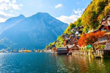 Alpler dağlarının Hallstatt köyü, Avusturya