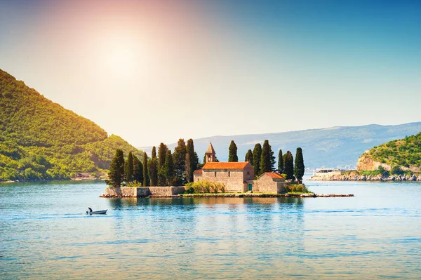 St. George island in Kotor bay, Montenegro. — Stock Photo, Image