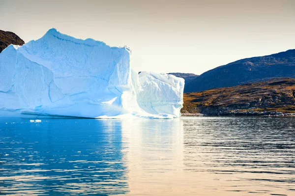 Stora Blå Isberg Ilulissat Isfjorden Västra Grönland Atlanten — Stockfoto