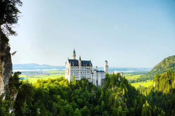 View Neuschwanstein Castle Bavaria Germany — Stock Photo, Image