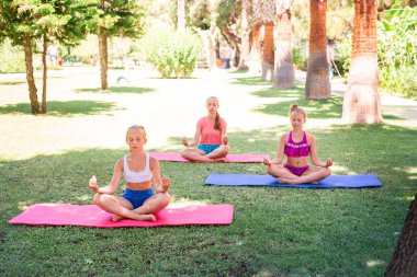 Güzel genç kızlar çalışma dışarı, egzersiz açık