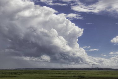 Fırtına bulutu sulak alanlara yayıldı  