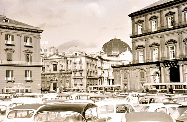 Róma Olaszország Május 1964 Piazza Monte Citorio Tér Rómában Kilátással — Stock Fotó