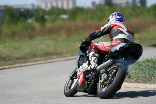 Zrenjanin Servië September 2019 Laatste Moto Race Servische Kampioenschappen Voor — Stockfoto