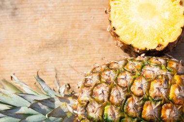 lezzetli ananas arka plan yakın çekim 