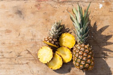 lezzetli ananas arka plan yakın çekim 