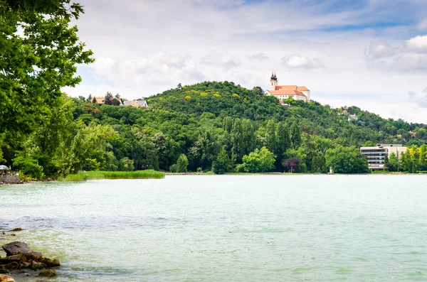 Tihanyi Apátság Magyarország Gyönyörű Épület — Stock Fotó