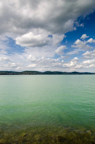 Beautiful Lake Balaton Nature Landscape — Stock Fotó