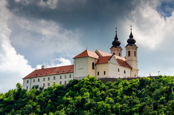 Tihanyi Apátság Magyarország Gyönyörű Épület — Stock Fotó