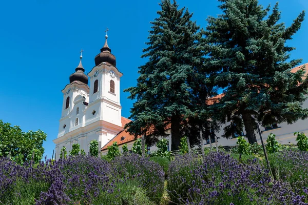 Tihany Abdij Hongarije Landmark — Stockfoto