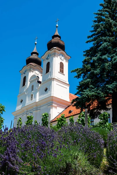 Tihany Abbey Węgry Zabytkowy — Zdjęcie stockowe