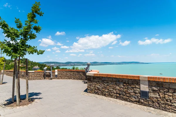 Lake Balaton Tihany Maďarsko Stock Snímky