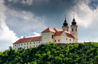 Tihany abbey Macaristan manzaralı 
