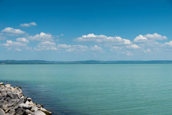 Μαγευτική Θέα Στη Λίμνη Balaton — Φωτογραφία Αρχείου