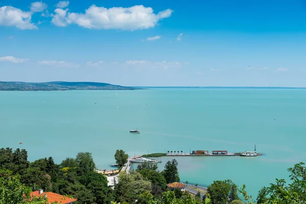 Lago Balaton Tihany Hungria — Fotografia de Stock