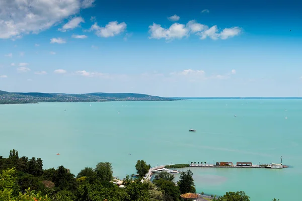 Lago Balaton Tihany Hungria — Fotografia de Stock