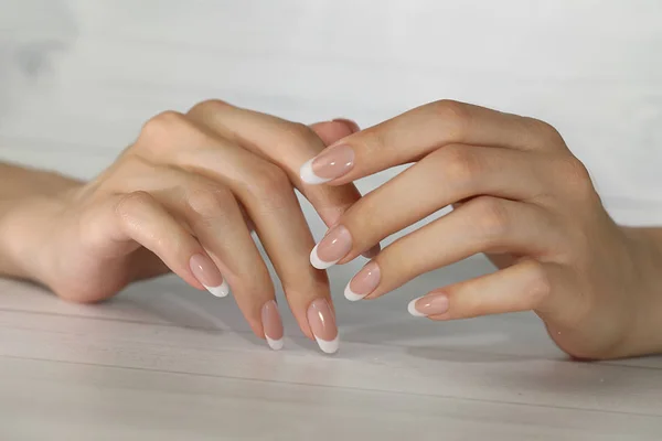 Beautiful Female Hands. Beautiful hands with perfect nails