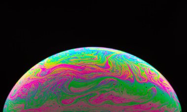 Soyut parlak renkli çember arkaplanı