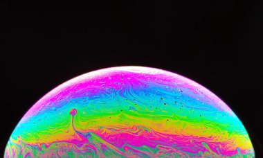 Soyut parlak renkli çember arkaplanı