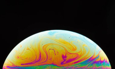 Soyut parlak renkli çember arkaplanı