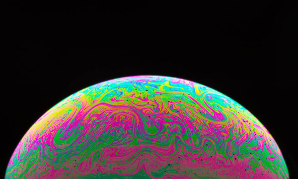 Abstract bright colorful circle background