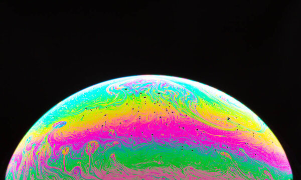 Abstract bright colorful circle background