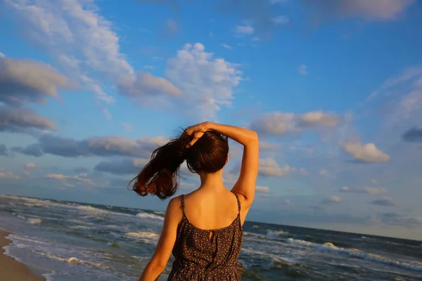 Mujer Costa Del Mar —  Fotos de Stock