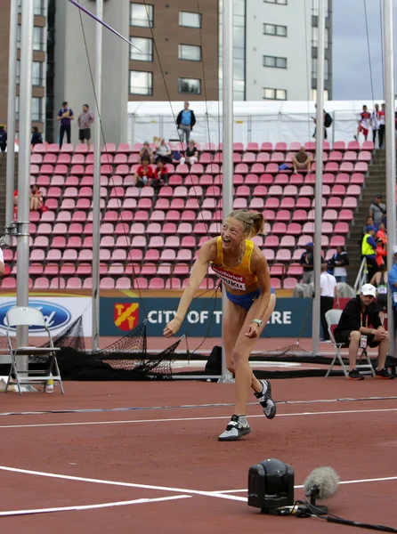 Tampere Finland July Alina Shukh Ukraine Win Javelin Throw Final — Stock Photo, Image