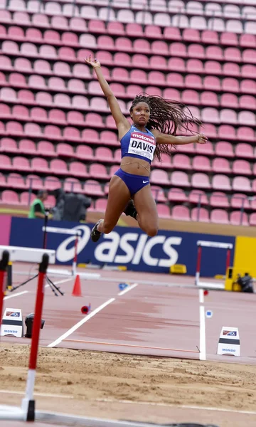 Tampere Finland July Tara Davis Usa Long Jump Tampere Finland — Stock Photo, Image