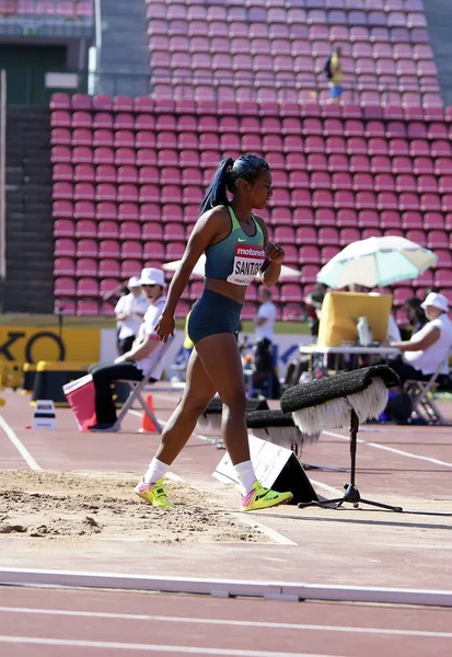 Tampere Finlandia Julio Mirieli Santos Brasil Gana Medalla Plata Triple —  Fotos de Stock