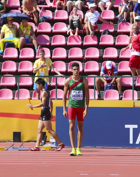 Tampere Finlandia Lipca Roberto Vilches Meksyku Antonios Merlos Grecji Wins — Zdjęcie stockowe